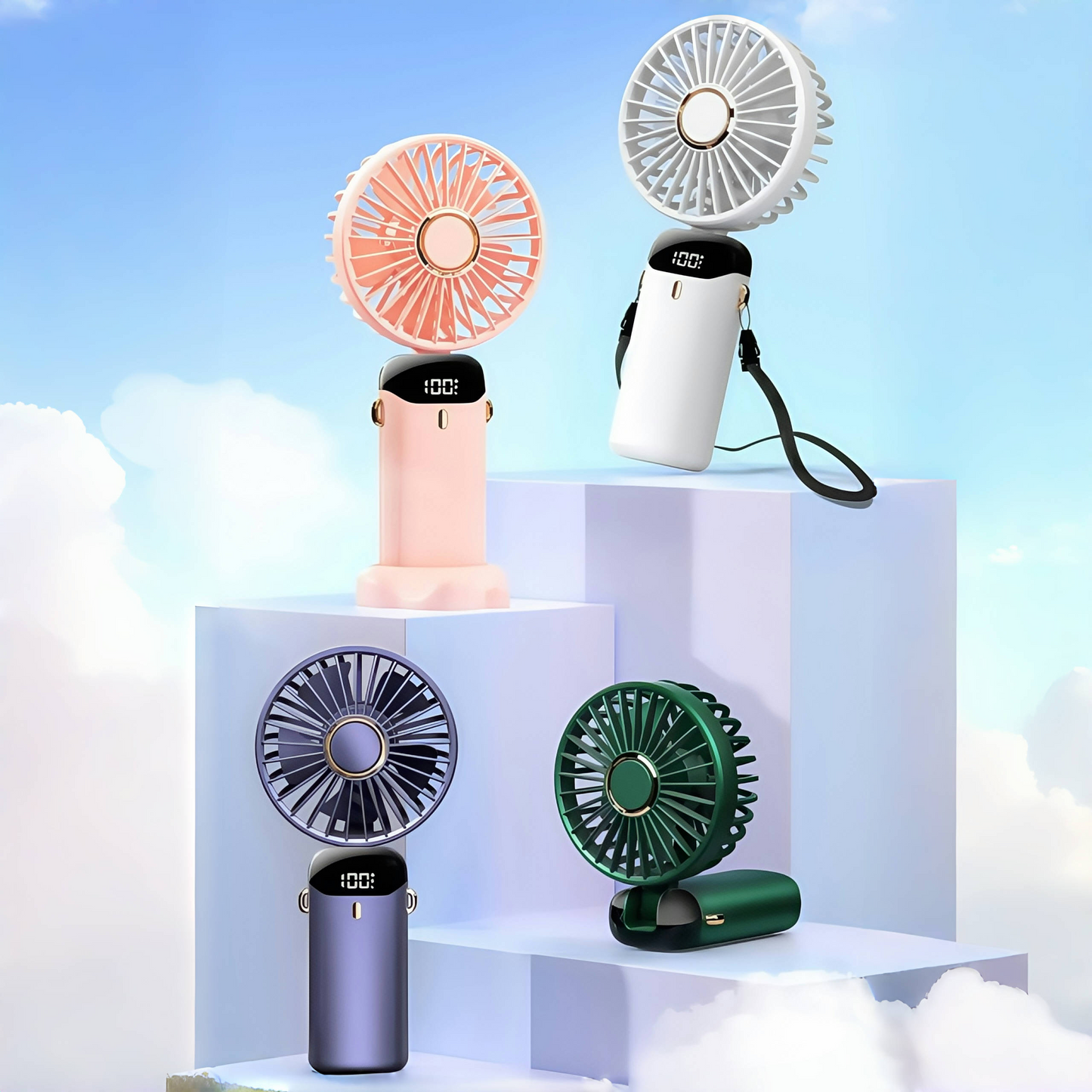 HYTRA Mini Portable Fan, Personal Handheld Foldable Portable Fan Handheld