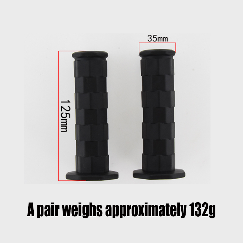 HYTRA Motorcycle retro motorcycle modification handlebar cover, handlebar rubber, faucet grip, universal square anti-slip handlebar rubber cover, high-quality rubber