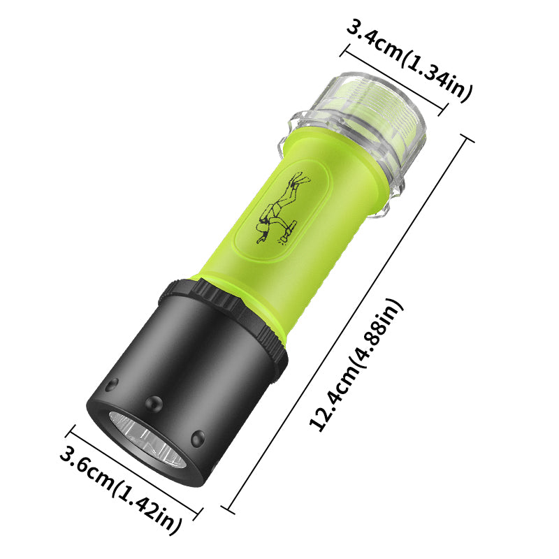 HYTRA USB Rechargeable Diving Flashlight