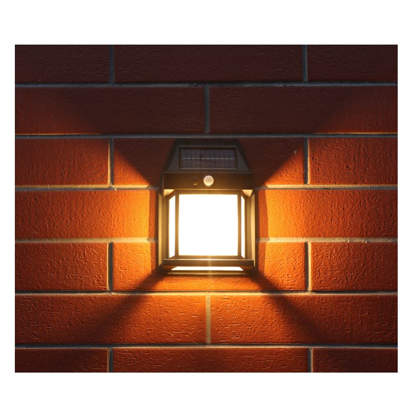 HYTRA Outdoor Solar Induction Tungsten Wire Warm Light Wall Lamp