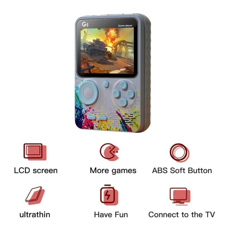 HYTRA 500 Games Mini Handheld Game Console