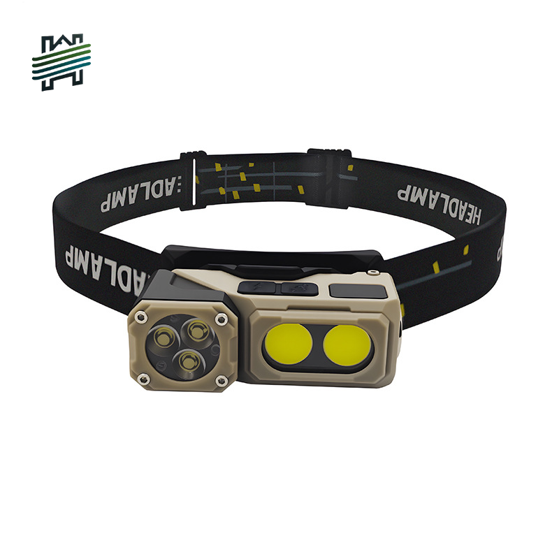 HYTRA ABS Multi-functional Outdoor Sensor Headlamp ABS Engineering Plastic 180° Rotatable IPX4 Waterproof Hand Sensor