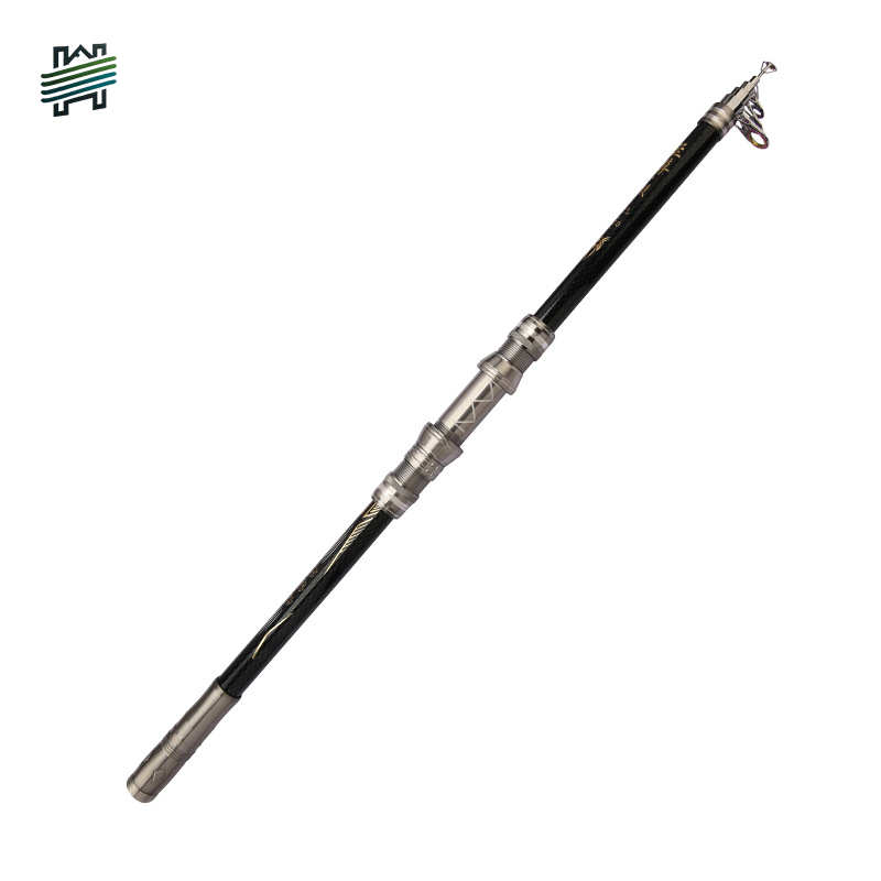 HYTRA Ground Insertion Sea Pole Light And Hard Long-ange Throwing Pole Metal Material Movable Wheel Seat Comfortable and Non Slip With Built-in Ground Plug