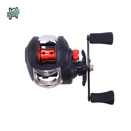 HYTRA General-purpose Wire Cup Black and Red Water Drop Wheel Fine-tuning Knob Strong Magnetic Brake Bean 10 Kilograms of Braking Force