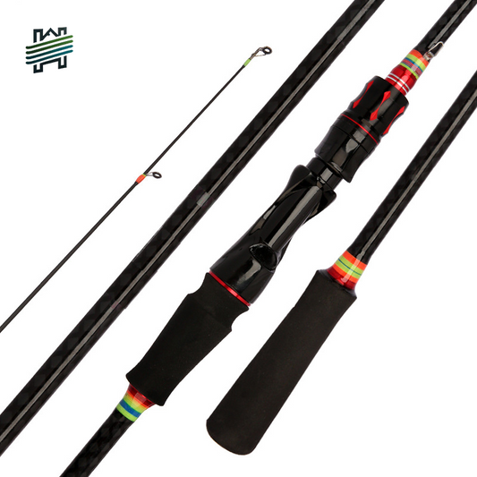 HYTRA Hollow Interlocking Lure Pole Tightly Insert the Joint Space Uniform Rod Wall Ceramic Guide Ring Segmented Eva Grip