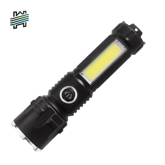 HYTRA ABS Outdoor Portable Rechargeable Flashlight