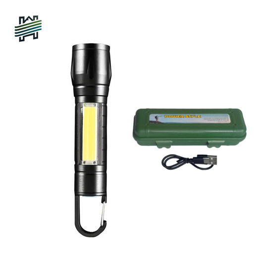 HYTRA Led High-intensity Rechargeable Flashlight Compact and Lightweight Multifunctional Lighting Applicable to Multiple Scenarios