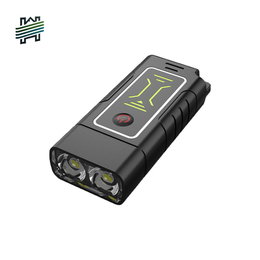 HYTRA Mini Dual-core LED Flashlight is a Portable Rechargeable Device that can Emit Strong Light and is Suitable for Long-distance Use as a Slim Handtorch.