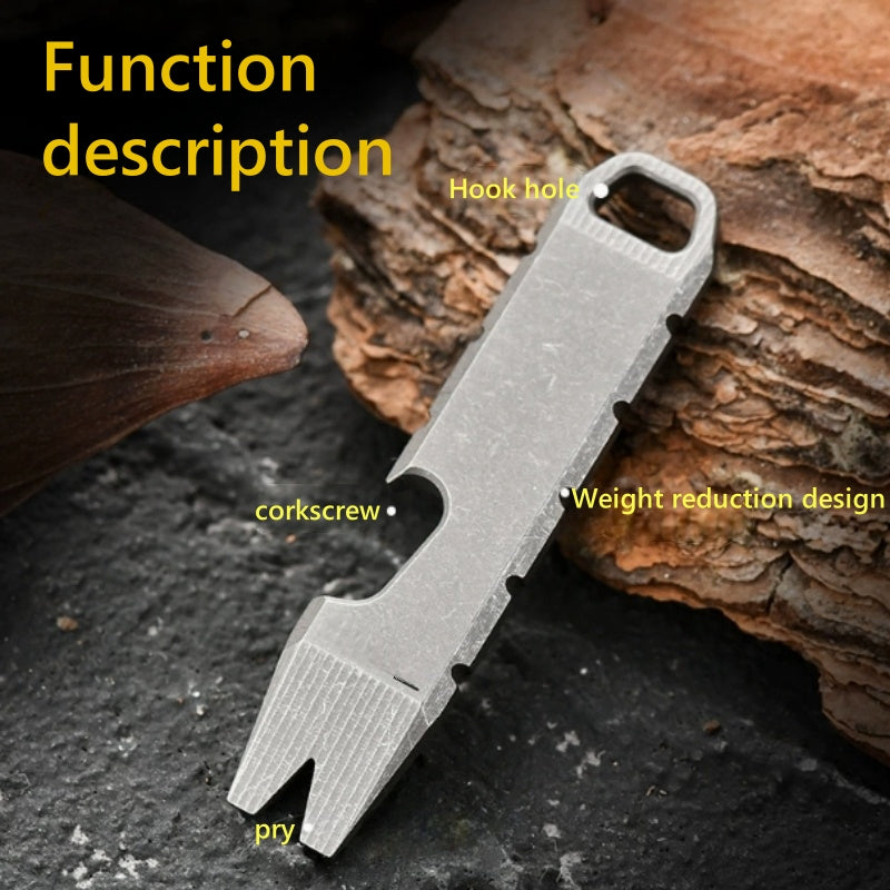HYTRA Titanium Alloy Crowbar Corkscrew