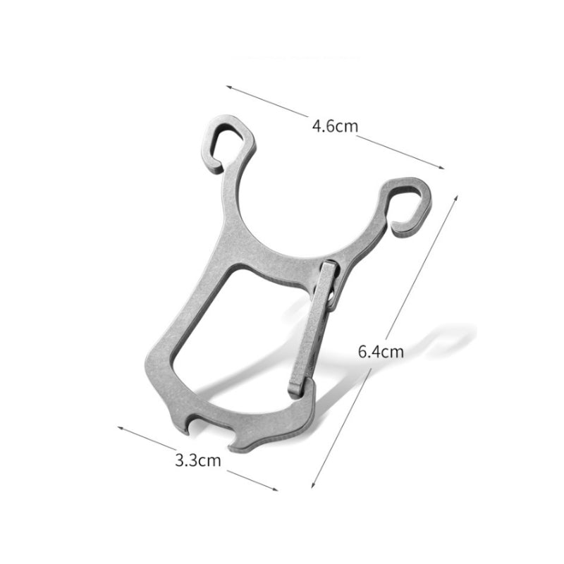 HYTRA Titanium Alloy Keychain Bottle Opener