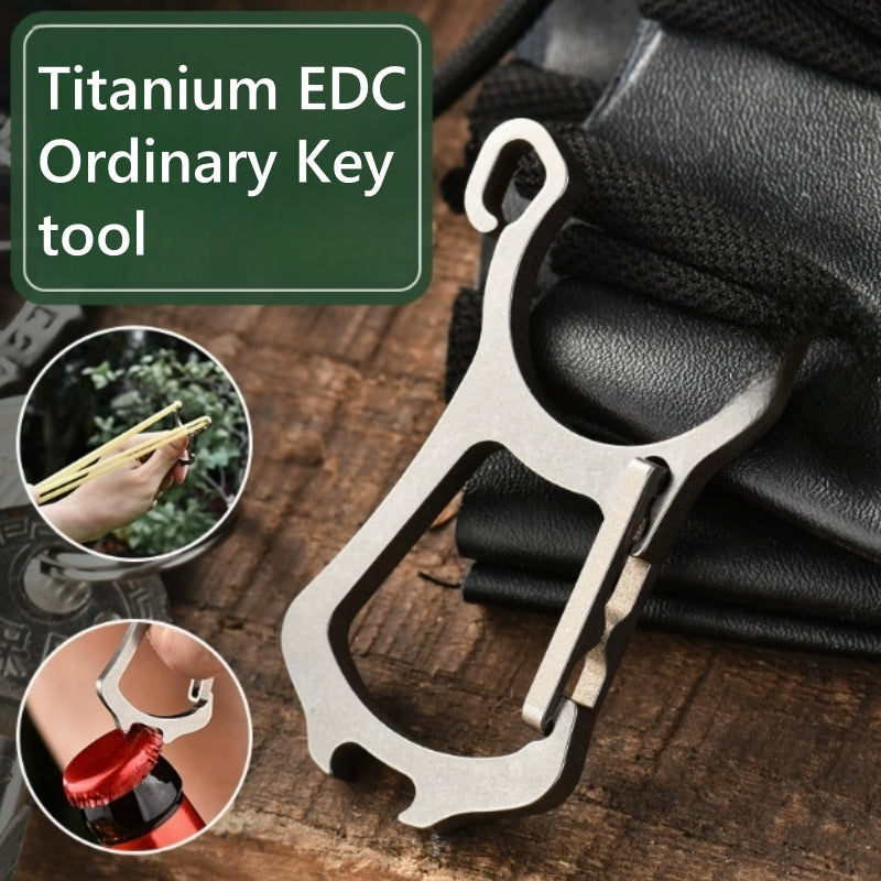 HYTRA Titanium Alloy Keychain Bottle Opener