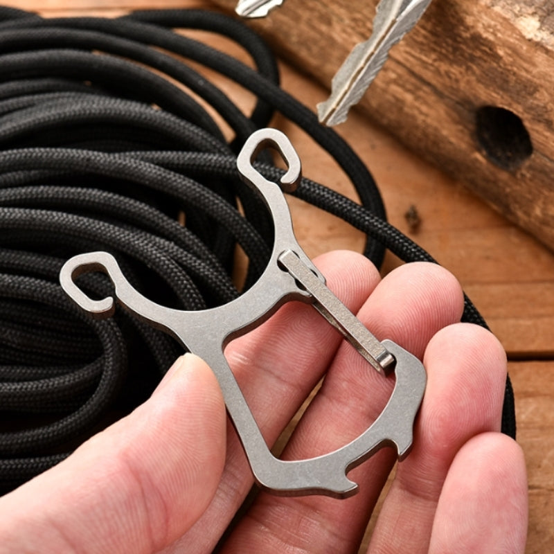 HYTRA Titanium Alloy Keychain Bottle Opener