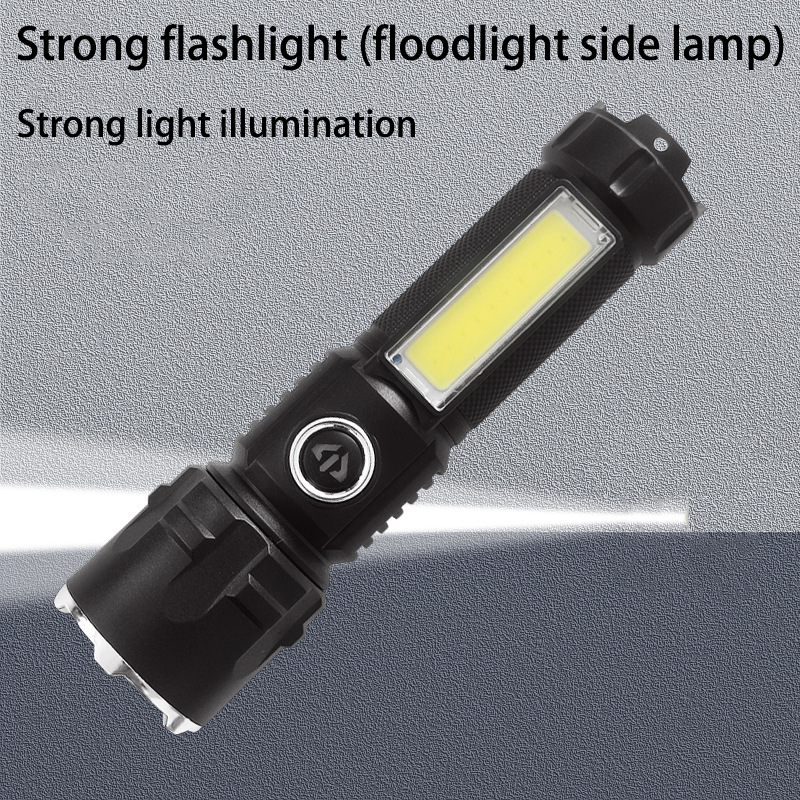 HYTRA ABS Outdoor Portable Rechargeable Flashlight