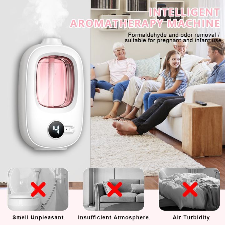 HYTRA Perfume Rechargeable Fragrance Machine Air Humidifiers Digital Display