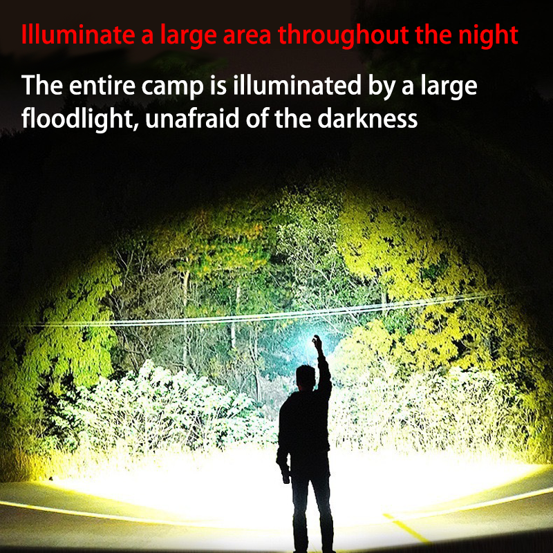 HYTRA All-terrain LED Camping Lights Shock-resistant and Waterproof Ultra-large Capacity Battery 82+ Color Rendering Index