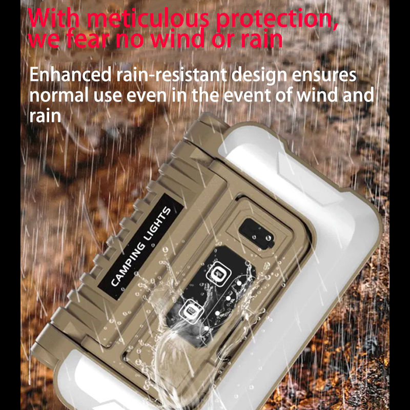 HYTRA Multi-functional Outdoor Camping Lamp Foldable Double-sided and Bright Large-capacity Rechargeable Battery