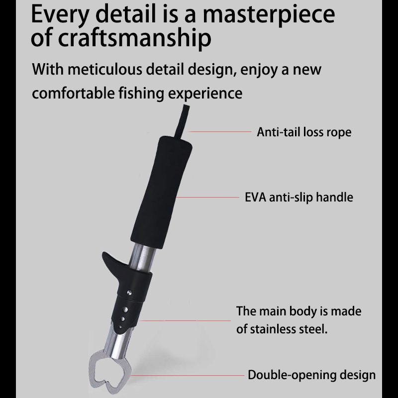 HYTRA Lure Fish Controller Set A Stainless Steel Material Portable and Wear-resistant Comfortable to the Touch
