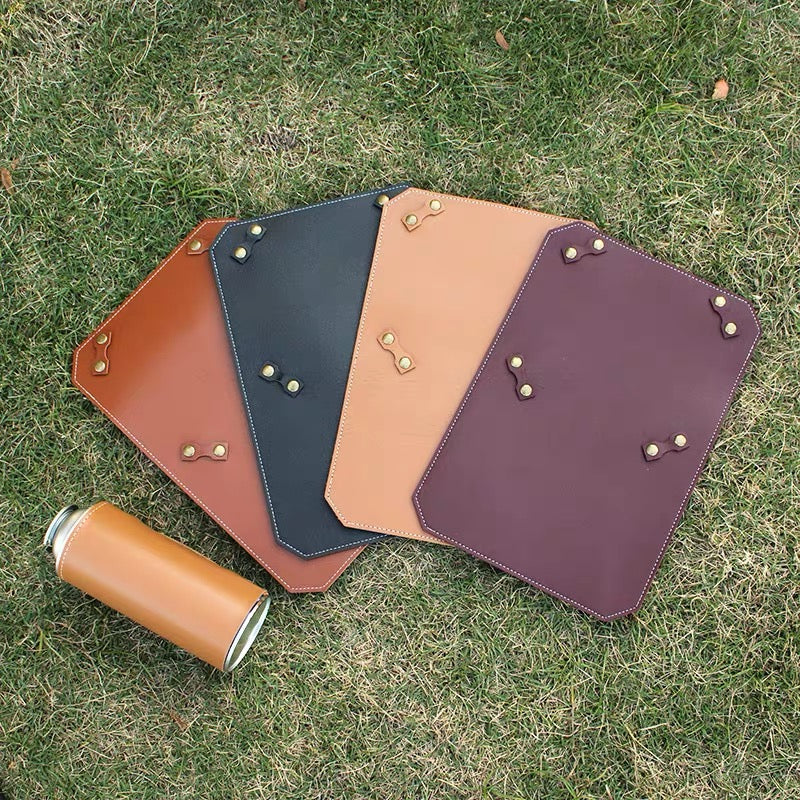HYTRA Spider Stove Cassette Stove Gas Tank Fixing Leather Pad