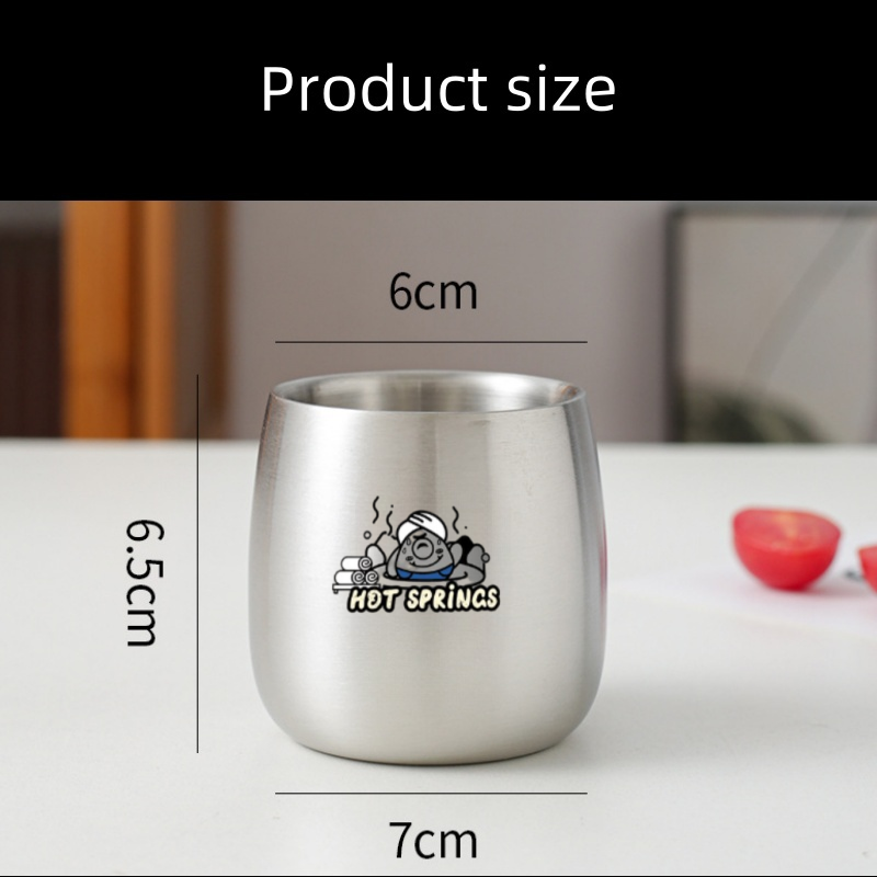 HYTRA 304 stainless steel glass, kindergarten plate, children's tableware cup