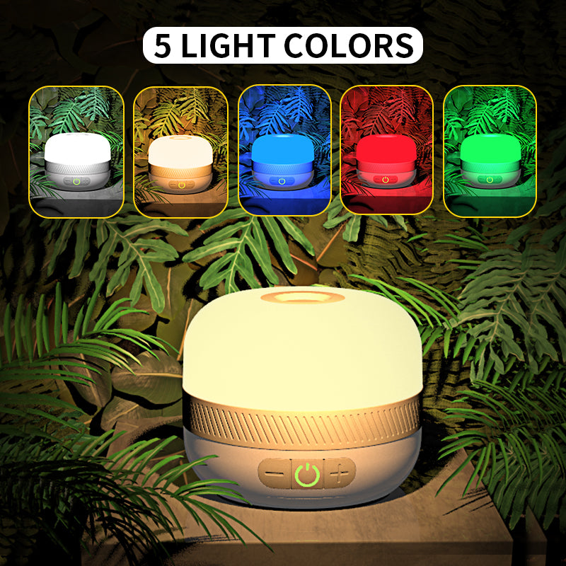 HYTRA Camping Lamp Atmosphere Bedside Lamp Multiple-speed Mode Magnetic Attraction Function Rechargeable