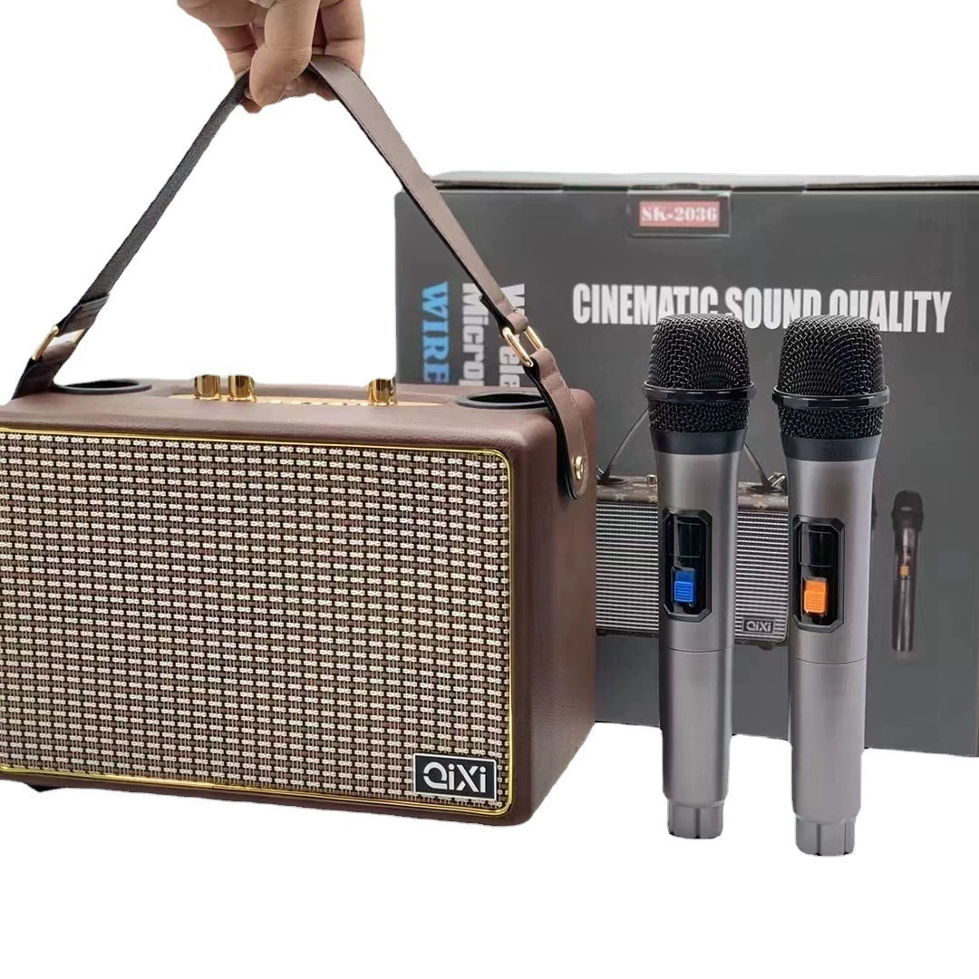 HYTRA Wireless Dual Microphone k-song Audio
