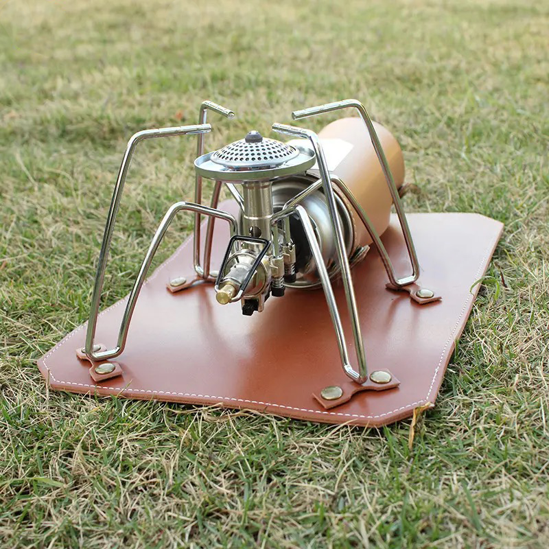 HYTRA Spider Stove Cassette Stove Gas Tank Fixing Leather Pad