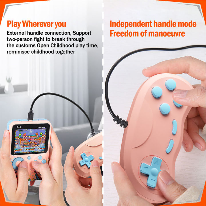 HYTRA 500 Games Mini Handheld Game Console