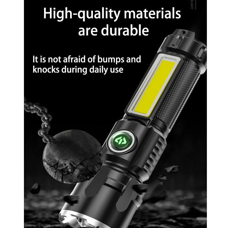 HYTRA ABS Outdoor Portable Rechargeable Flashlight