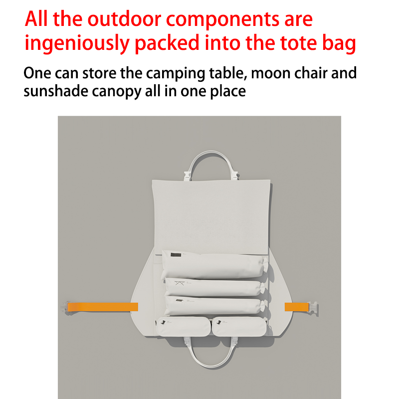 HYTRA Outdoor Camping Suit Superb Storage Capacity Just Pick it Up and Go UPF50+ Four-corner Large Canopy