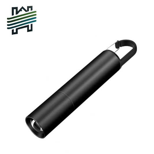 Home LED Zoom Strong Light Mini Small Flashlight C Port Long-range Camping Emergency Charging Flashlight