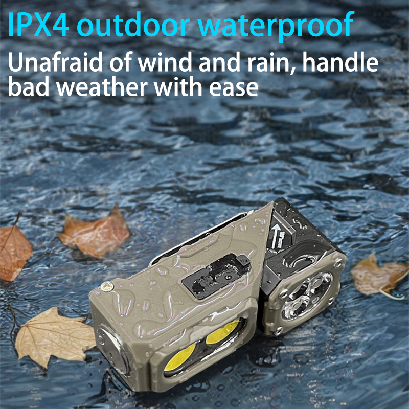 HYTRA ABS Multi-functional Outdoor Sensor Headlamp ABS Engineering Plastic 180° Rotatable IPX4 Waterproof Hand Sensor