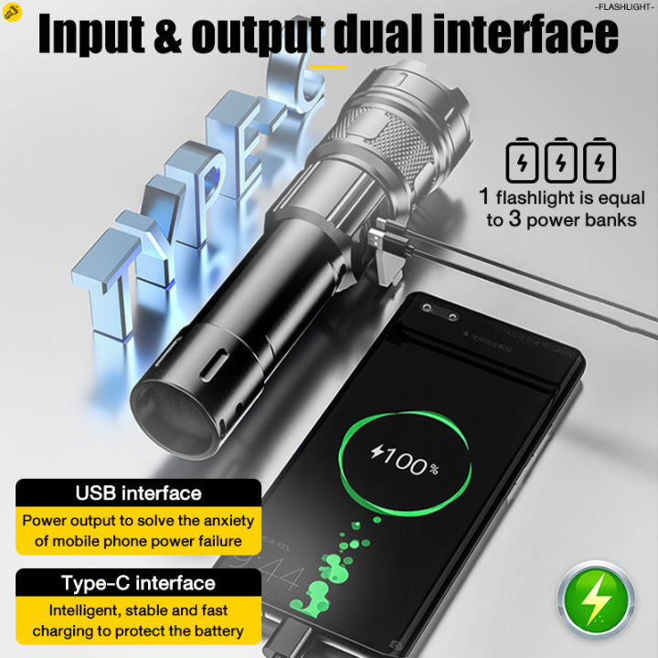 HYTRA LED Strong Outdoor Flashlight