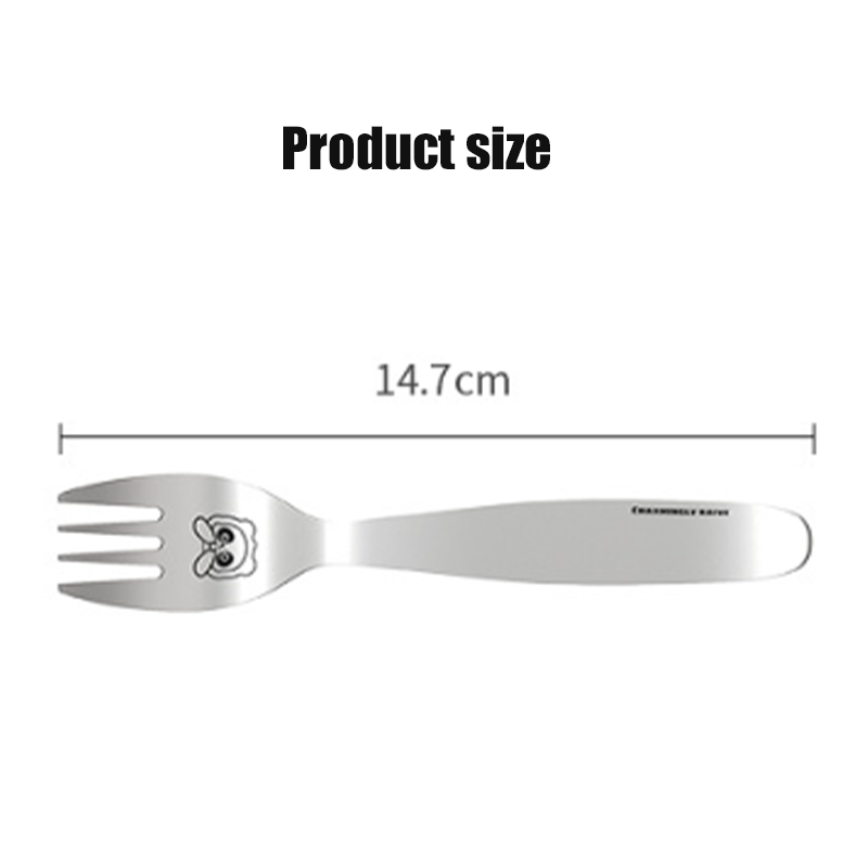 HYTRA Forks Children's Tableware Forks School and Hotel-Specific Forks Stainless Steel
