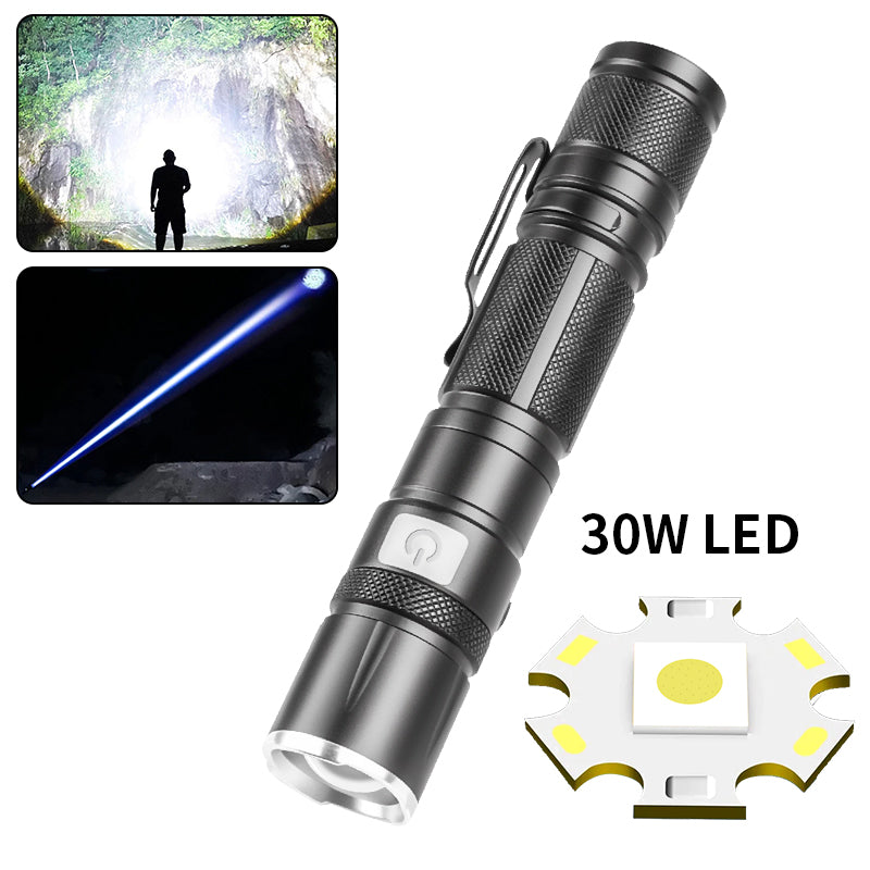 HYTRA White Laser Long Range Flashlight
