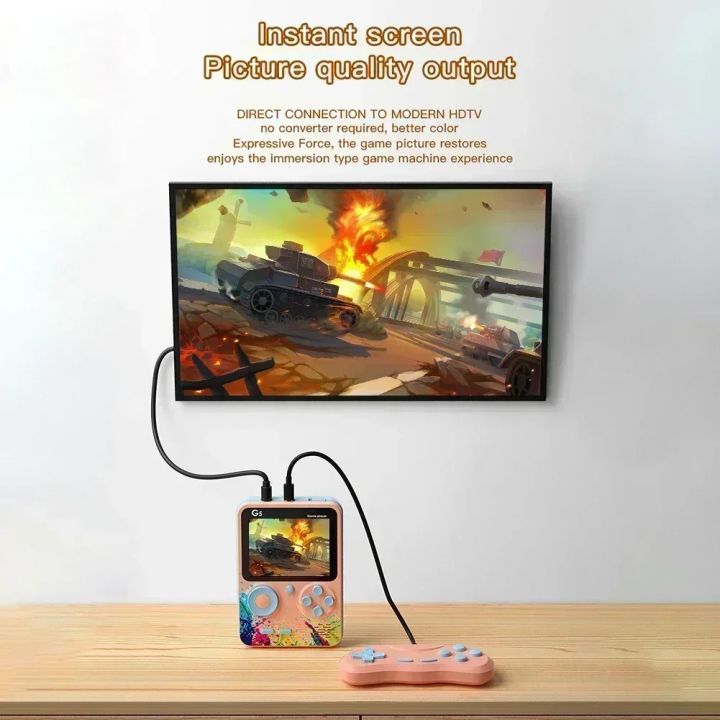 HYTRA 500 Games Mini Handheld Game Console
