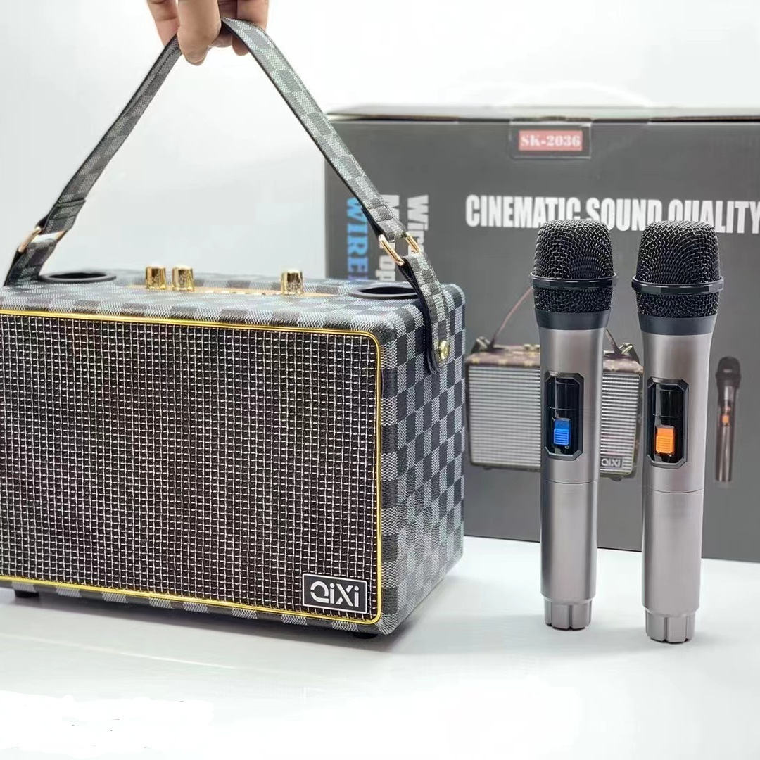 HYTRA Wireless Dual Microphone k-song Audio