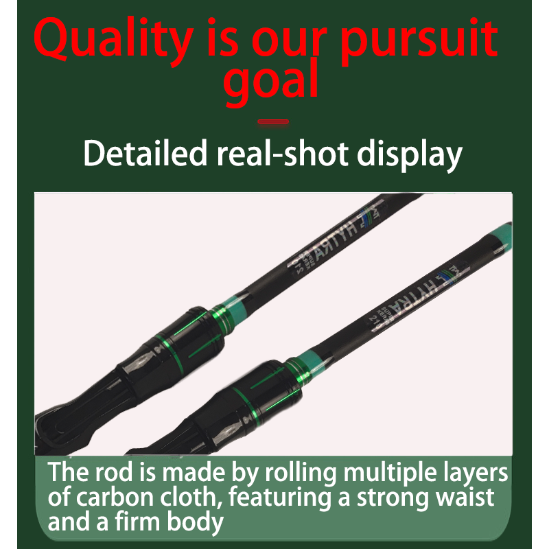 HYTRA M Tune Multi-segment Lure Fishing Rod High-carbon Material Strong Waist Strength Strong Fishing Weight Comfortable to the Touch