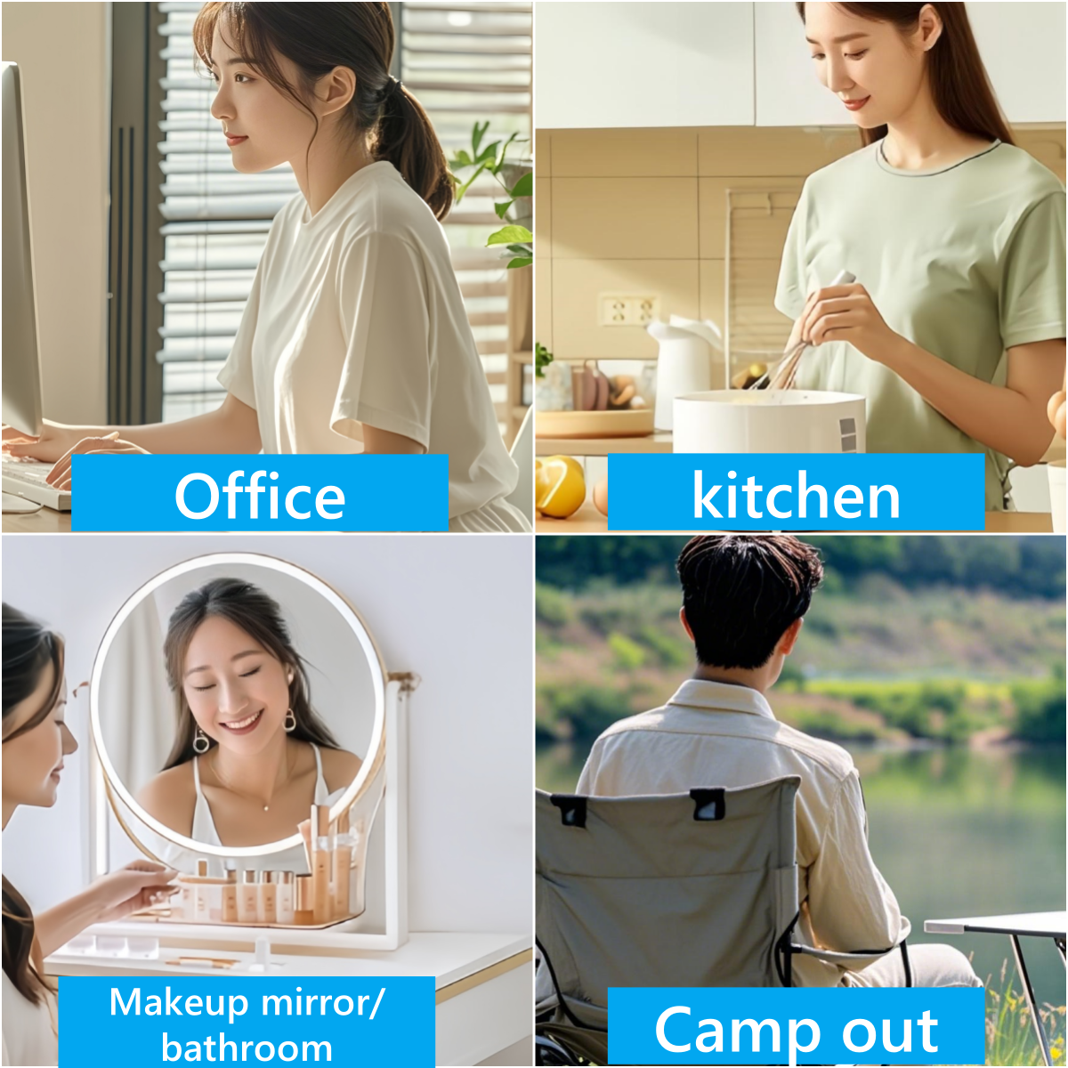 HYTRA Mini Portable Fan, Personal Handheld Foldable Portable Fan Handheld