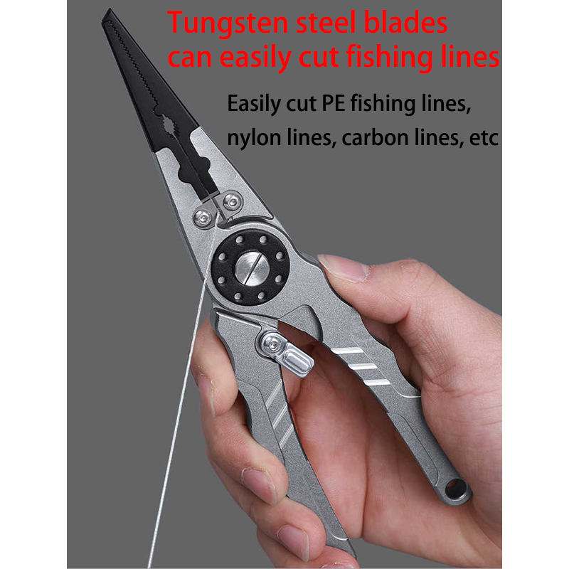 HYTRA Fish Controller Wire-breaking Pliers Selected Aluminium Alloy Strong Corrosion Resistance Fit the Hand Shape The Handle is Designed Artificially