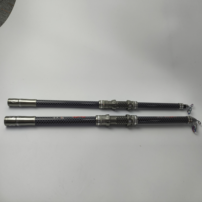 HYTRA Ground Insertion Sea Pole Light And Hard Long-ange Throwing Pole Metal Material Movable Wheel Seat Comfortable and Non Slip With Built-in Ground Plug
