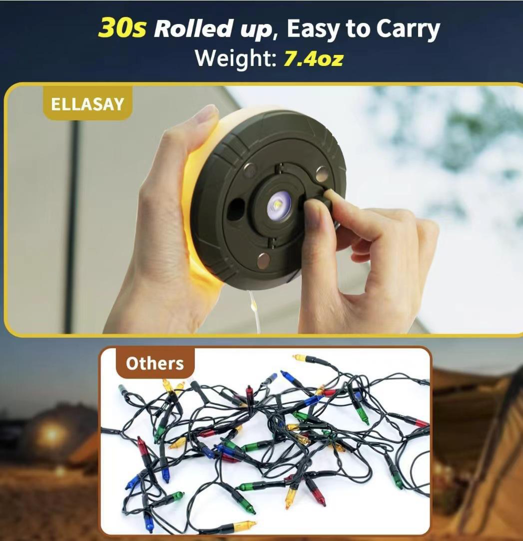 HYTRA Multifunctional Outdoor Camping String Lights
