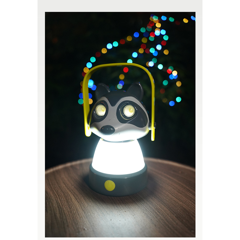 HYTRA Children's Portable Camping Lantern IPX4 Waterproof for Daily Use Bright Eyes and Body Powered by 3AAA Dry Batteries 6-10H Battery Life