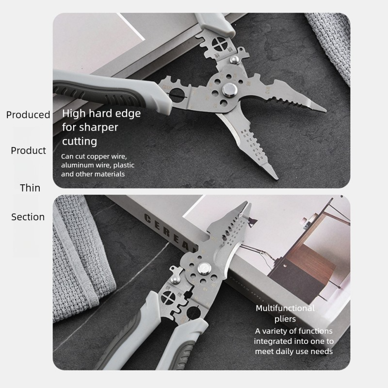 HYTRA 21-in-1 universal wire stripper, multi-functional stripping and wire separation Chromium-vanadium steel