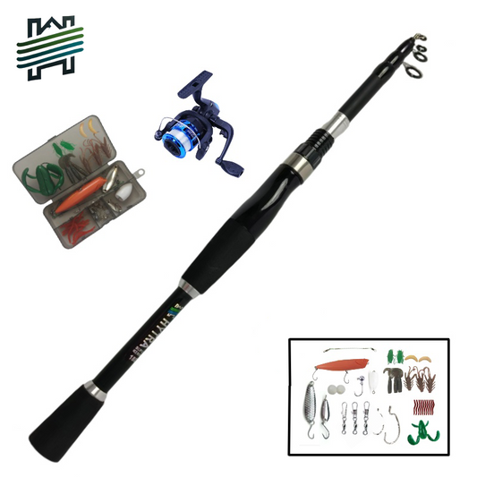 HATRA The Telescopic Lure Fishing Rod is Easy to Stretch and Convenient to Carry and Transport
