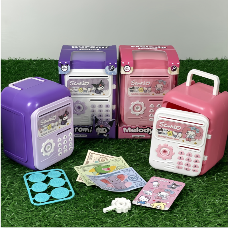 New style piggy bank for girls and boys, password box for saving money, large capacity for boys, princess toy for pretend play