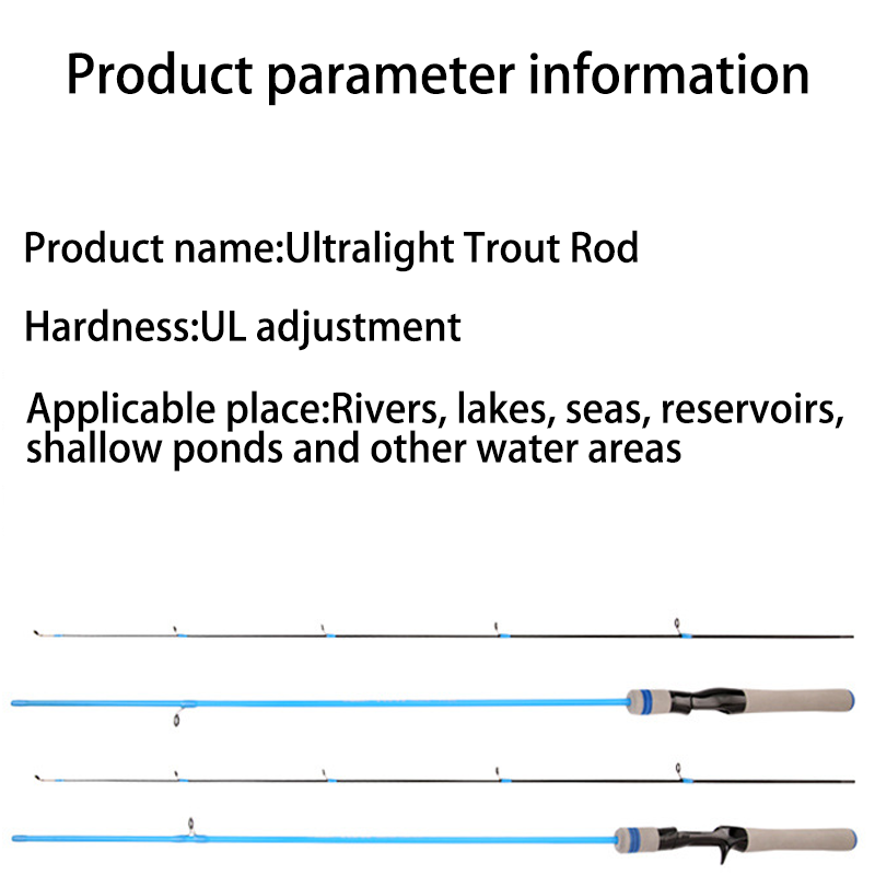 HYTRA Freshwater UL Modulation Ejection Lure Rod Smooth Throw Sensitive Tip of the Rod Stable Wheel Seat