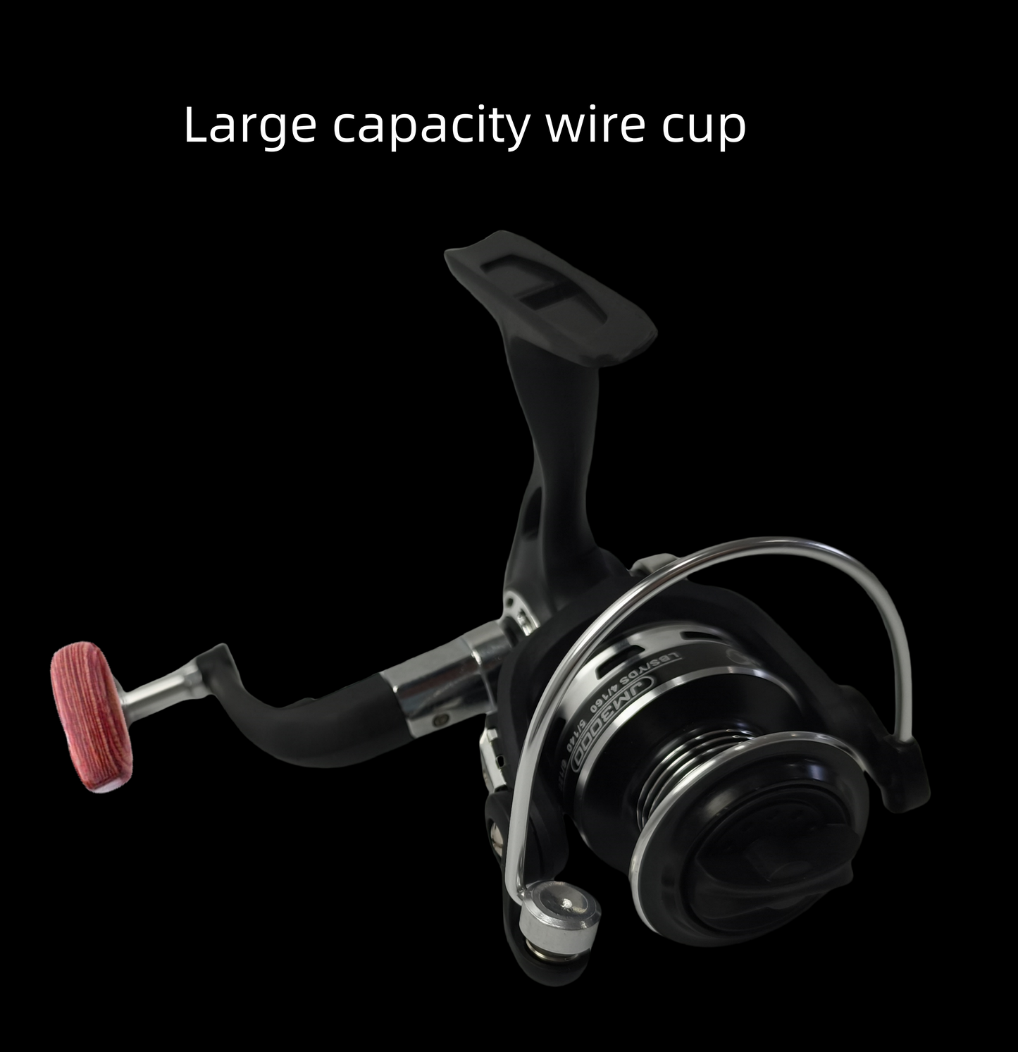 HYTERA Metal Rocker Arm Fishing Reel Large-capacity Wire Cup Reinforced Wheel Seat Large-diameter Force Relief Knob