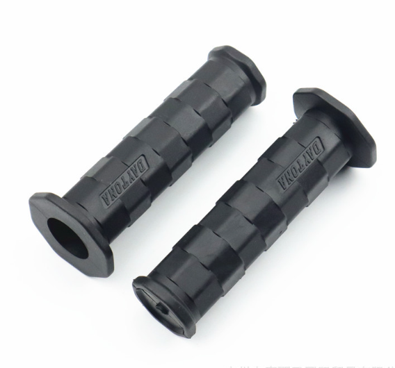 HYTRA Motorcycle retro motorcycle modification handlebar cover, handlebar rubber, faucet grip, universal square anti-slip handlebar rubber cover, high-quality rubber
