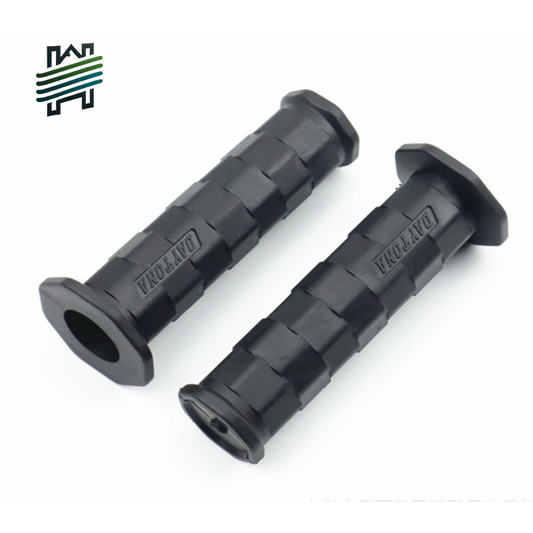 HYTRA Motorcycle retro motorcycle modification handlebar cover, handlebar rubber, faucet grip, universal square anti-slip handlebar rubber cover, high-quality rubber