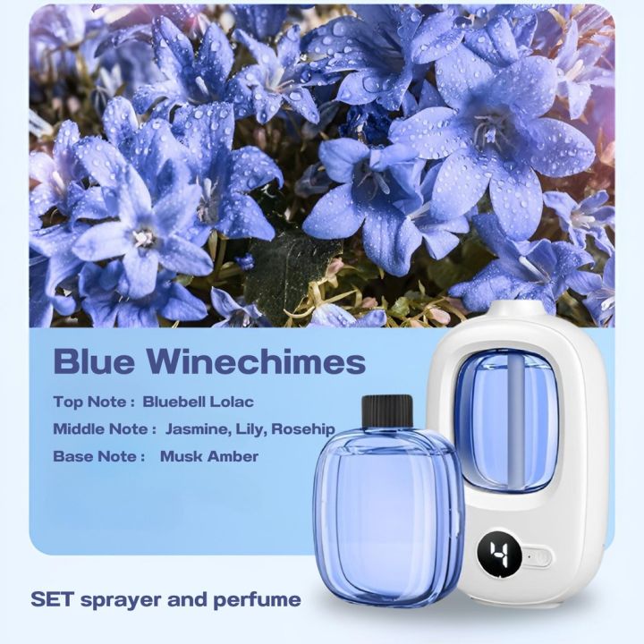 HYTRA Perfume Rechargeable Fragrance Machine Air Humidifiers Digital Display